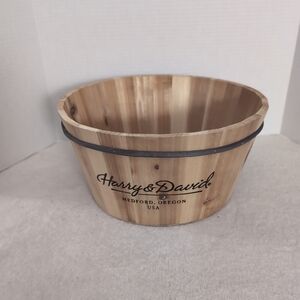 Harry & David Wooden Barrel Décor, 11 Inch Diameter